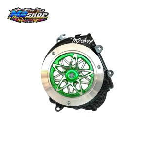 Tutup cover kipas mesin carbon wtp set spiner bintang alumunium PNP Honda beat scoopy spacy karbu