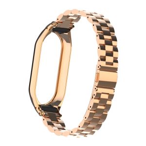 JANSIN For Xiaomi Mi Band 8 Strap mi band 7 Metal Wristbands band8 Stainless Steel Bracelet for xiaomi mi band 6 Strap Mi band 5 4 Wrist Bands