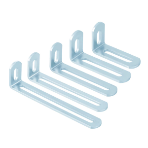 10Pcs L Shaped Right Angles Brackets Furniture Connector Quick Install Shelf Brackets For Fixing Furniture Tables Chairs