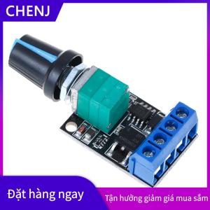 CHENJ Bộ điều khiển tốc độ động cơ DC PWM 5V 12V 10A Bộ điều chỉnh tốc độ vô cấp