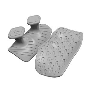 NALANILI 1 Pair Silicone Miếng đệm bảo vệ lòng bàn tay Chống trượt Hai  Dụng cụ tập tay cho cử tạ Bền bỉ Thiết kế công thái học Găng tay bảo vệ bằng cao su Tập luyện tại phòng gym