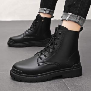 Katerina Fashion Korean Boots Shoes For Men Zipper #8605