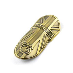 Bicycle Metal Head Badge Decal Head Post Stem Sticker For Bro mpton pline tline 3SIXTY Folding Bike Frame Stickers