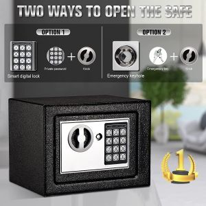 ตู้เซฟ ตู้เซฟกันไฟ ตู้นิรภัย (23x18x18cm) ตู้เซฟนิรภัย ตู้เซฟโรงแรม safety box ตู้เซฟระบบดิจิตอล ตู้เซฟล็อก