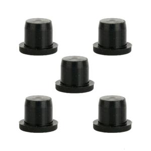 Rubber Plug Silicone Hole Stopper Solid Hollow Rubber Hole Caps Round Seal Plug T Type High Temperature Dustproof Plug