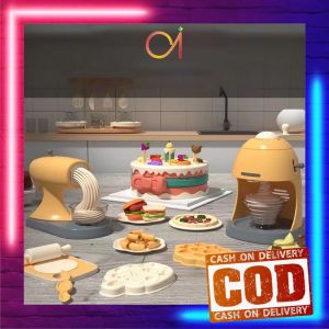 AI-M305 Mainan Cetakan Playdough Set Anak Mesin Noodle Maker / Mainan Edukasi Plastisin Clay Mie Ice Cream Cake Kids Set