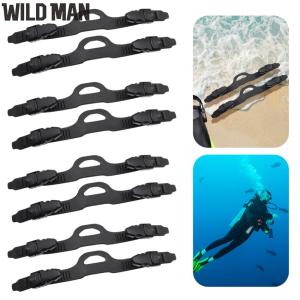 1Pair Flippers Strap with Quick Release Buckles Fin Flippers Strap Fin Straps Replacement for Underwater Diving Swimming