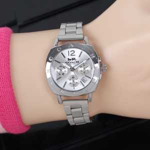 READY STOCK!!! Jam Tangan Wanita Terbaru // Tali Rantai Stainless Fitur Tanggal Aktif//Free Box//Bisa Bayar di Tempat