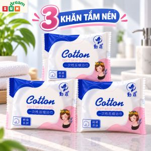 Khăn Nén Tắm Du Lịch 70x140cm Dùng 1 Lần Khăn Tắm Viên Nén Nhỏ Gọn Tiện Lợi Mang Theo