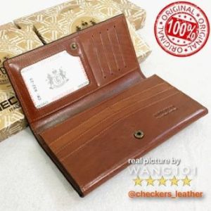 WANG101 - Dompet Kulit CHECKERS 25N - Import Premium Kulit ITALY tebal kuat dan tahan lama. Banyak model pilihan untuk pria wanita. Jaminan atau uang kembali