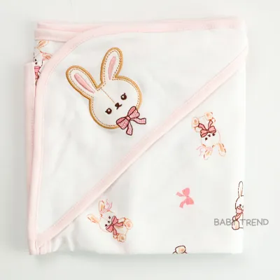 Babyhood ผ้าห่อตัวเด็กแรกเกิด รุ่น Soft ขนาด 30x36 นิ้ว เนื้อผ้านุ่มพิเศษคอตตอน 100%