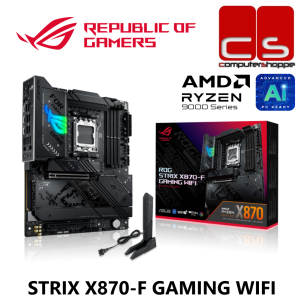 Asus ROG STRIX X870-F GAMING WIFI AM5 ATX Gaming Motherboard + AMD Ryzen 9000 Series Processor Combo