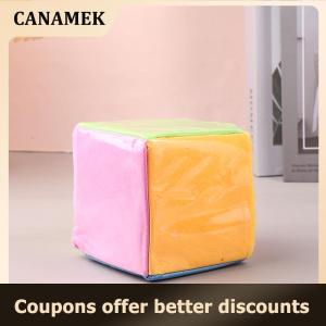 【 CANAMEK 】 Games Dices Classroom Dices With Clear Pocket Large Teacher Dices Learning Cubes
