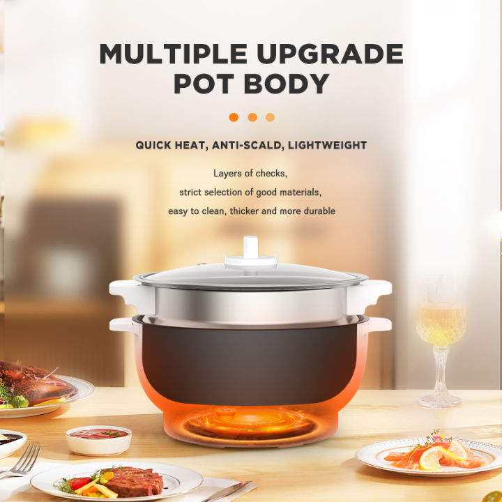 Dreepor%20Multifunctional%20Non-stick%20Rice%20Cooker%20Frying%20pan%20cooking%20Electric%20hot%20pot%20-%20Image%204