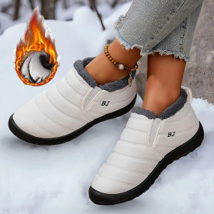 Winter Snow Boots with Cotton Lining Thickened and Ultra-Light Warm and Comfortable Casual Walking Shoes Lightweight and Warm