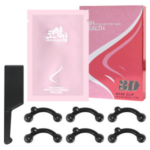 Dorisna 6pcs/set Nose Clip Corrector Nose Up Lifting Shaping Clip Shaper Bridge Straightening Beauty Enhancer