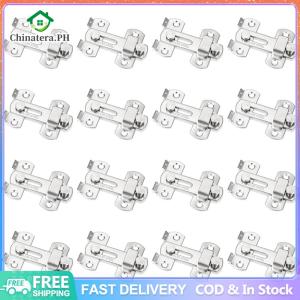 16Pcs Gate Latches Stainless Steel Door Latch Bolt Anti-Theft Door Buckle Safety Door Lock for Barn Door Window Cabinet