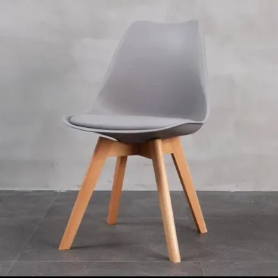 EAMES CHAIR WITH PU SEAT PAD/DINING CHAIR WITH PU SEAT PAD/SIDE CHAIR WITH PU SEAT PAD/MODERN CHAIR WITH PU SEAT PAD