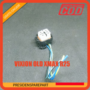 Socket - Soket kabel pompa injeksi Fullpam Fuel Pump fulpam pompa bensin Yamaha Vixion Old lama Xmax  R25 ORIGINAL