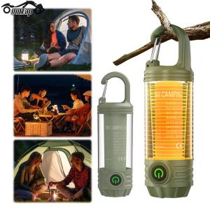 【New Arrival】 Mini Camping Light USB Charging Portable Pocket Flashlight Waterproof Outdoor Emergency Light 6 Modes for Outdoor Hiking