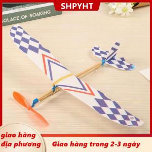 [COD] SHPYHT Giao hàng địa phương Ban Nhạc Cao Su Đàn Hồi Powered Máy Bay Tàu lượn Bay Máy Bay Máy Bay Tự Làm Trẻ Em Đồ Chơi