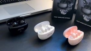 JQVITEK EP51C TWS Earbuds Bluetooth 5.3 Auto Pair 6H Battery 24H Total Low Delay Voice Enhancement for Gaming Calls