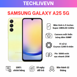 Điện Thoại Di Động Samsung Galaxy A25 5G - Hàng chính hãng 100%