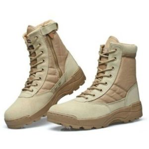 Professional Outdoor Boots For Men | Reinforced Toe Protection | Breathable Mesh Fabric with Flexible Slip-Resistant Sole | Durable Work and Hiking Footwear