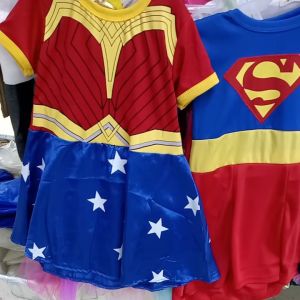 Wonder woman/captain girl/spider girl super girl costume for kids 2-8yrs old