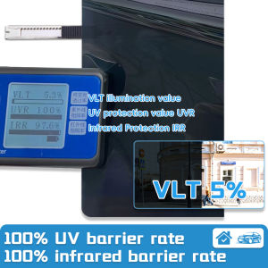 SIAP STOK!Nano Ceramic UV400 Tint Film Magnetic Sunshade Tint Film Kereta peep proof film kereta