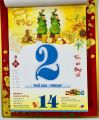 Lịch 2026 Lịch tết 2026 Kích cỡ 20x30cm Bloc Siêu Cực Đại - Năm mới 2026 MÃ ĐÁO THÀNH CÔNG. 