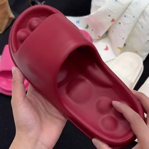 [Free Shipping] WomenS Thick-Soled Massage Slippers For Home Use 2025 Indoor Non-Slip Thick-Soled CoupleS MenS Shower Shoes