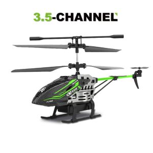 MINIFELE 262 Alloy ABS 7 LED Colors RC Helicopters 3.5CH Red/ Green Remote Control Plane High Quality Rechargeable Mini RC Plane Childrens Day Gifts