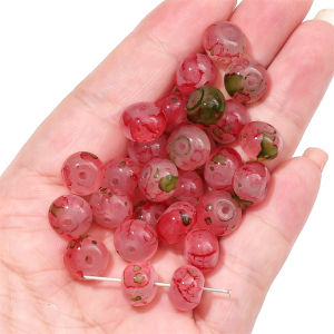 30pcs phẳng Vòng hạt pha lê Thủy Tinh Hạt đệm rời cho vòng cổ vòng tay DIY Phụ kiện làm đồ trang sức