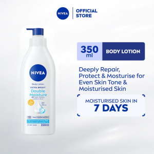 NIVEA Extra Bright Double Moisturizer Body Lotion 350ml / Brightening / Losyen Badan