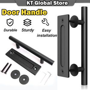 Sliding Door Handle30cm Heavy Duty Barn Door Handle Stainless Pull Hardware Set Hardware