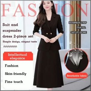 Fashion Suit Comfort Black Leisure Suit Color Showcase Highlight Long Legs Soft and Delicate