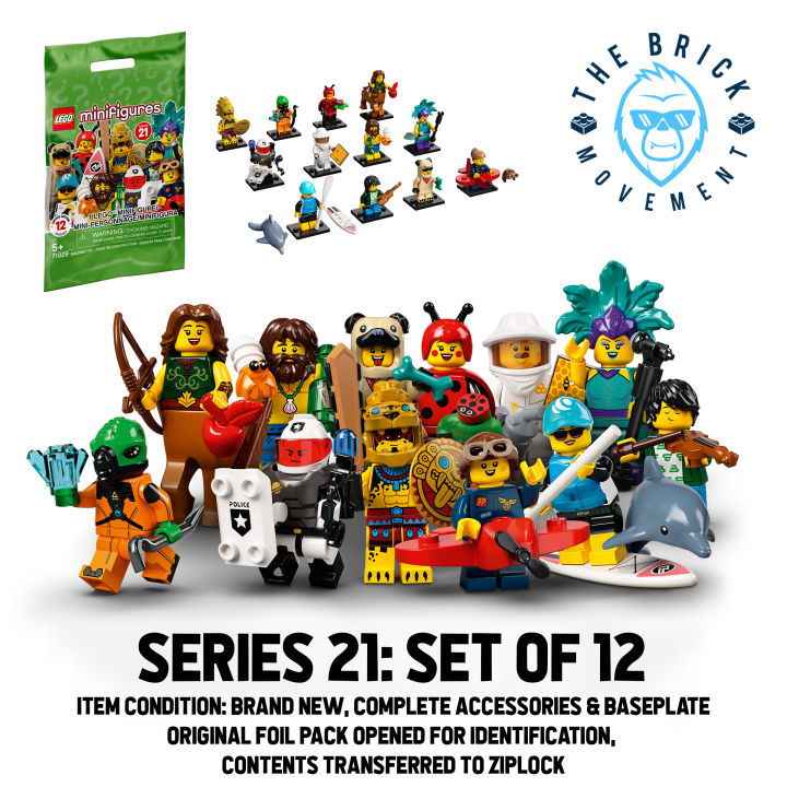LEGO® Collectible Minifigure Series 21: Complete Set of 12