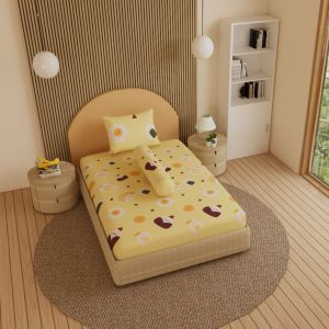 Valenita - Sprei Set 90x200x20 B1 DOUBLE KARET Anti Geser