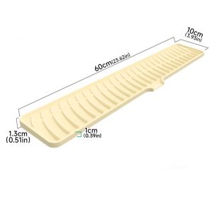 COOLCELLS Diatom Mud Silicone Faucet Mat Super Absorbent Moisture-proof Diatomite Stone Sink Tray Bathroom Organizer Reusable Faucet Drain Pad Home