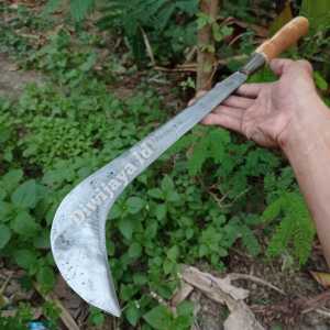 Bendo Arit Baja Panjang 56 CM - Golok Jawa Potong Ranting Kayu Dan Semak