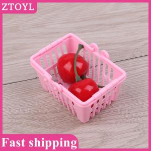 ZTOYL💝 Dollhouse Miniature Shopping Basket Pretend Play Toys furniture