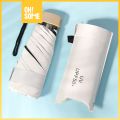 OHSOME AINUOWEI Flat mini umbrella Parasol /Sun umbrella/Mudah dibawa. 