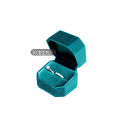 Rectangular Full Velvet Wedding Proposal / Wedding Band Ring Box (Vikki Box). 
