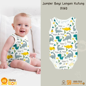 Jumpsuit Bayi Jumper Bayi Lengan Kutung BC-024SK COTTON BABY LEON Jumpsuit Kutung Bayi Anak Balita Laki-Laki Perempuan Baby Bodysuit Bayi Kaos Bayi Pakaian Bayi