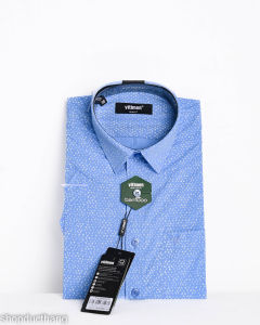 Áo sơ mi nam Vitimen ngắn tay form Slim fit