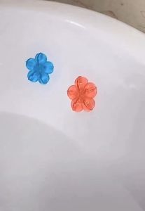 Gel Toilet Bowl Cleaner Flower Stamp Deodorizing Gel Fragrances Fresh Odor Stamp Toilet Remover