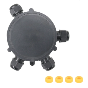 Mạnh mẽ ngoài trời nút Giao Hộp ABS nhiều Hướng cáp định tuyến không thấm nước Hộp điện cho kết nối cáp