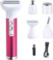5 in 1 Electric Razor for Women Removal for Body Nose Hair Trimmer Face Shavers Eyebrow Legs Armpit Bikini Area Pubic s Painless Rechargeable Portable Faci. 