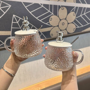 COMBO 6 Ly Thuỷ Tinh Sang Trọng Có Quai - Cốc Thuỷ Tinh Chịu Nhiệt 180ml - Ly Uống Cà Phê Cốc Uống Nước Trà Tiện Lợi - Ly Rock Thủy Tinh Pha Lê